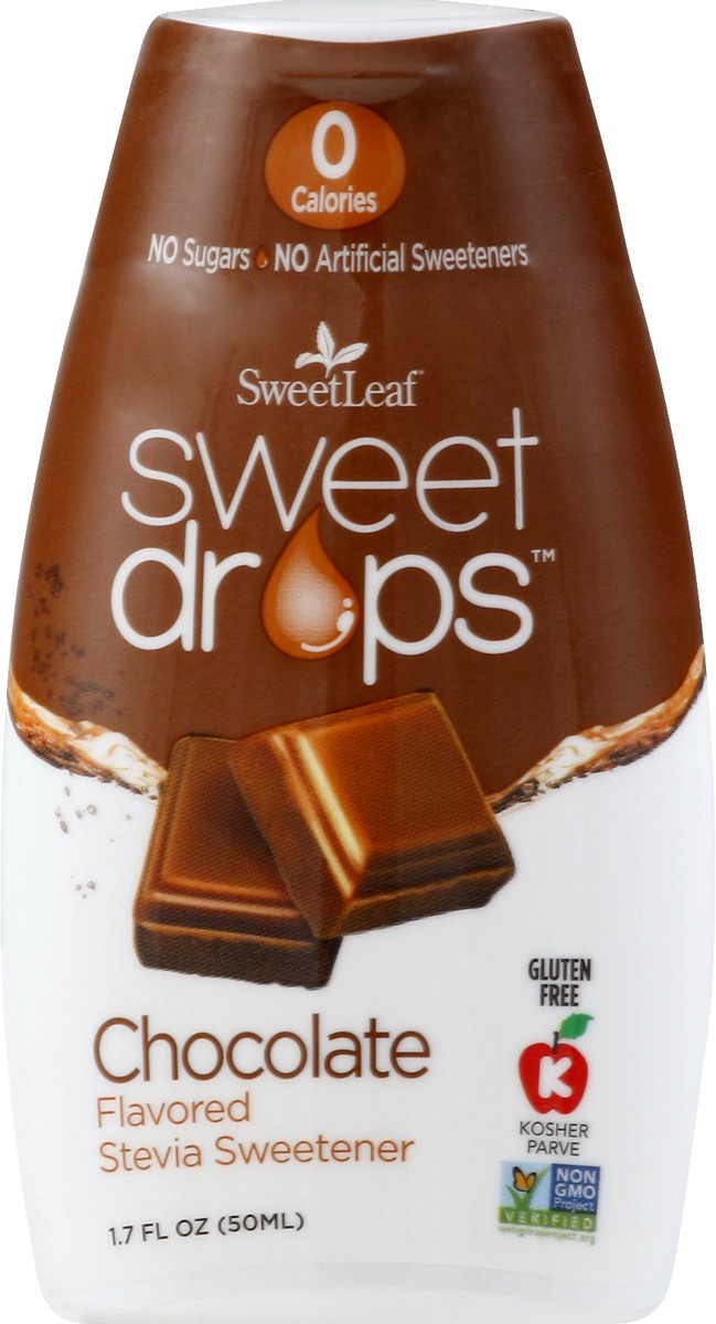 slide 5 of 10, Sweet Drops Chocolate Flavored Stevia Sweetener 1.7 fl oz, 1.7 fl oz