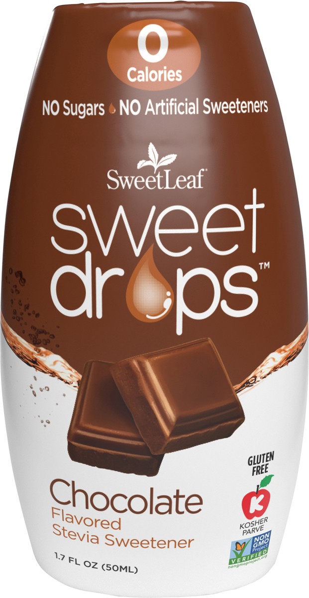 slide 1 of 10, Sweet Drops Chocolate Flavored Stevia Sweetener 1.7 fl oz, 1.7 fl oz