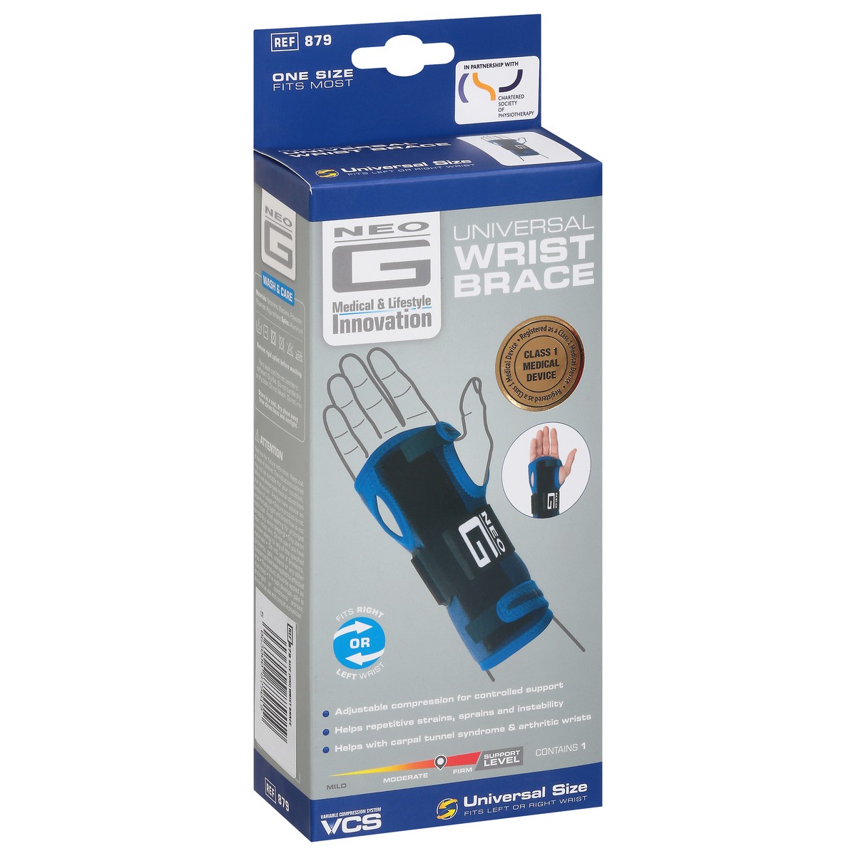 slide 7 of 13, Neo G Universal One Size Wrist Brace 1 Each, 1 ct