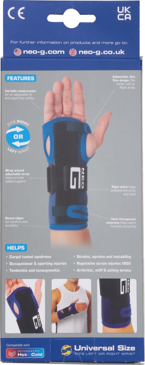 slide 12 of 13, Neo G Universal One Size Wrist Brace 1 Each, 1 ct