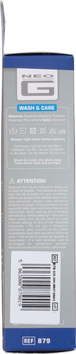 slide 10 of 13, Neo G Universal One Size Wrist Brace 1 Each, 1 ct