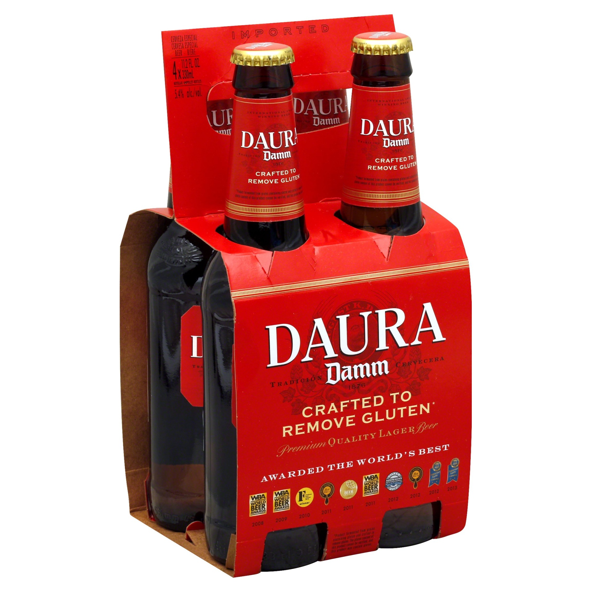 slide 1 of 4, Daura Beer 4 ea, 4 ct; 11.2 fl oz