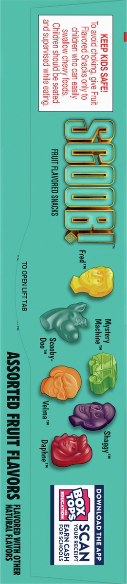 slide 3 of 13, Betty Crocker Scooby Doo Fruit Flavored Snacks, Treat Pouches, Gluten Free Snack, 10 Ct, 8 oz, 10 ct