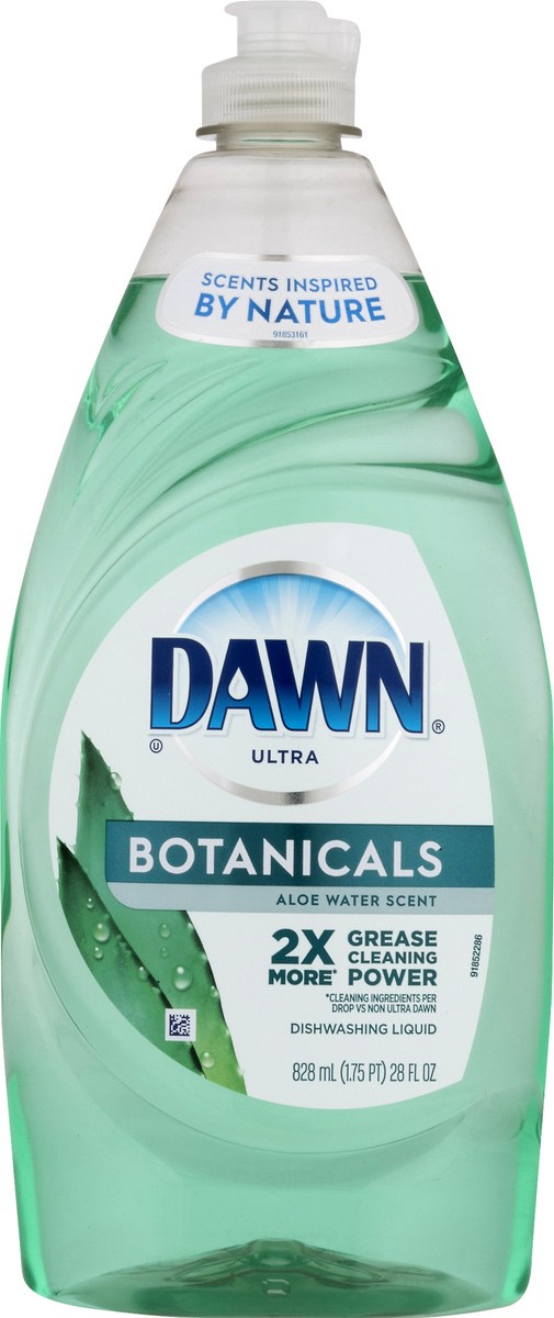 slide 5 of 10, Dawn Botanicals Aloe Water Scent Dishwashing Liquid 28.0 oz, 28 fl oz