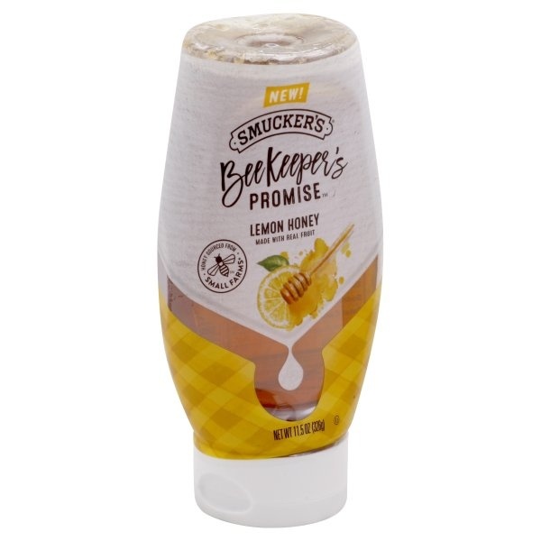 slide 1 of 1, Smucker's Beekeeper's Promise Lemon Honey, 11.5 oz