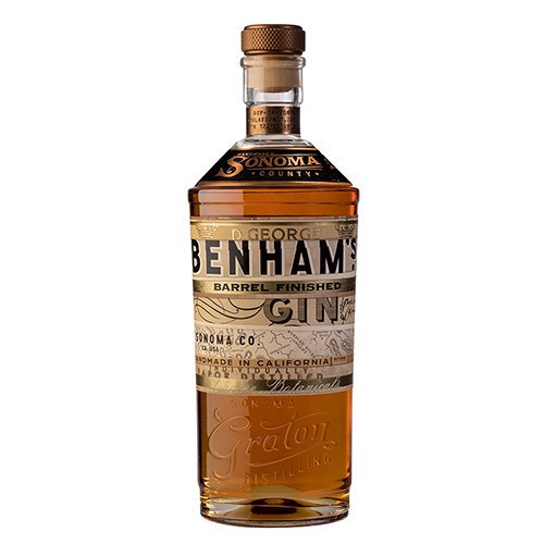 slide 1 of 1, D. George Benham's Barrel Finished Gin 6/Cs, 750 ml