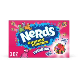 Nerds 157077 Gummy Clusters Rainbow 3 oz