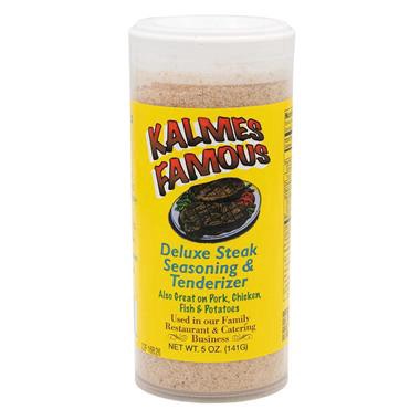 slide 1 of 1, Kalmes Famous Deluxe Steak Seasoning & Tenderizer, 5 oz