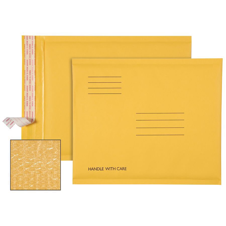 slide 3 of 4, Wexford Kraft Bubble Mailer, 1 ct