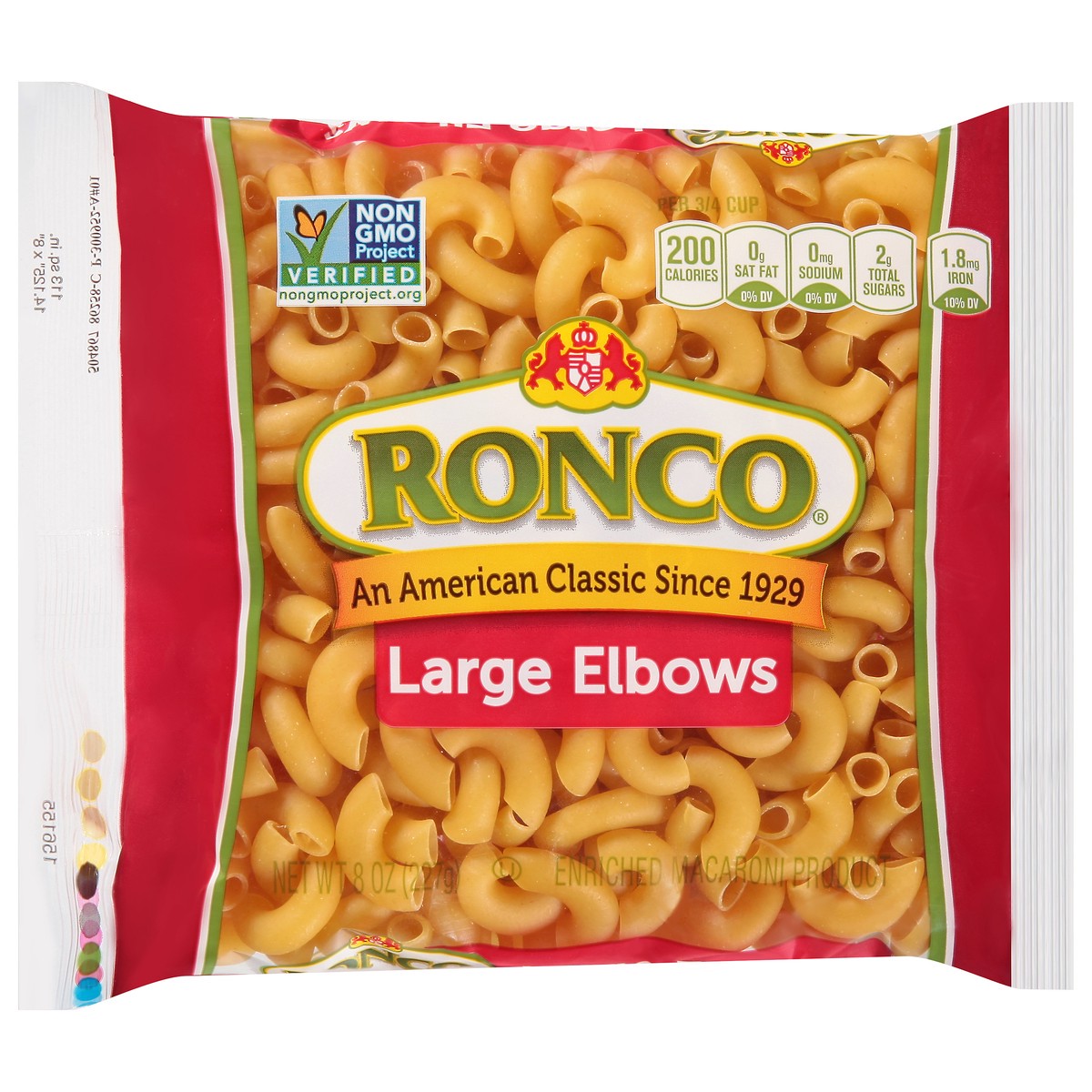 slide 11 of 12, Ronco Large Elbow Macaroni, 8 oz