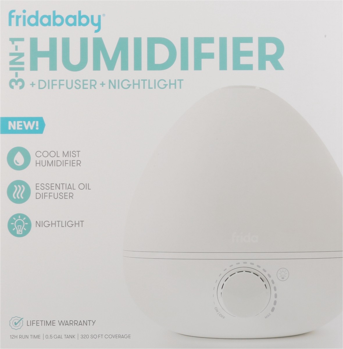 slide 1 of 23, Fridababy 3-in-1 Humidifier + Diffuser + Nightlight 1 ea, 1 ct