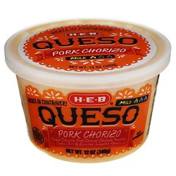 H-E-B Queso with Pork Chorizo, Mild