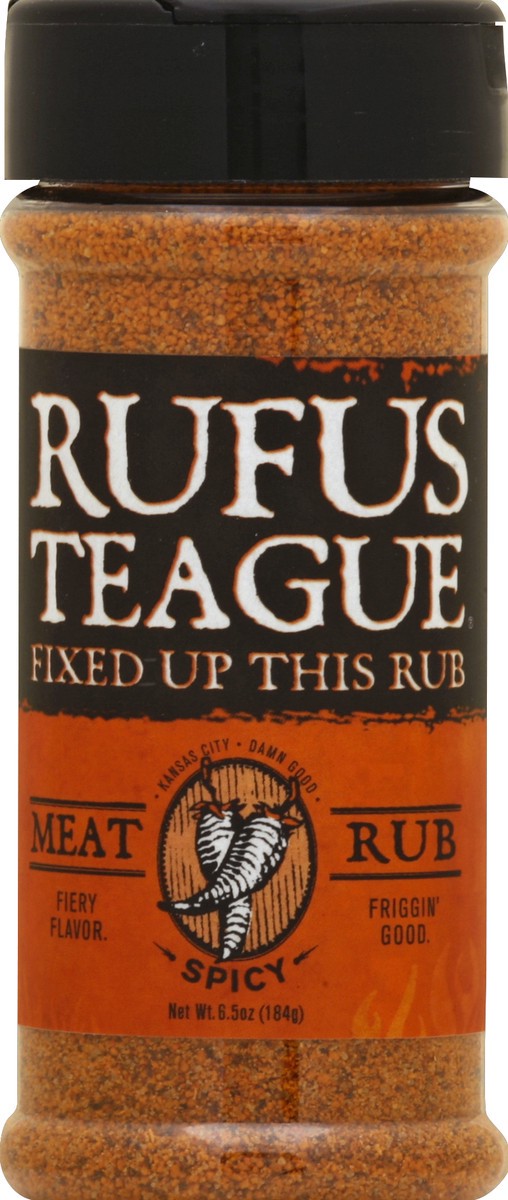 slide 2 of 2, Rufus Teague Spicy Meat Rub Fixed Up - 6.5 Oz, 6.5 oz