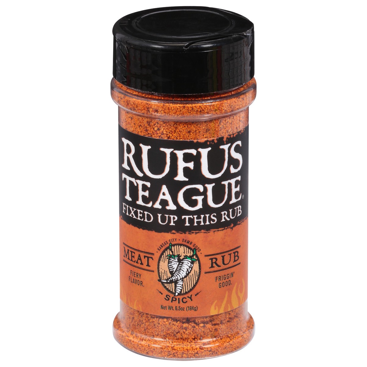 slide 1 of 2, Rufus Teague Spicy Meat Rub Fixed Up - 6.5 Oz, 6.5 oz