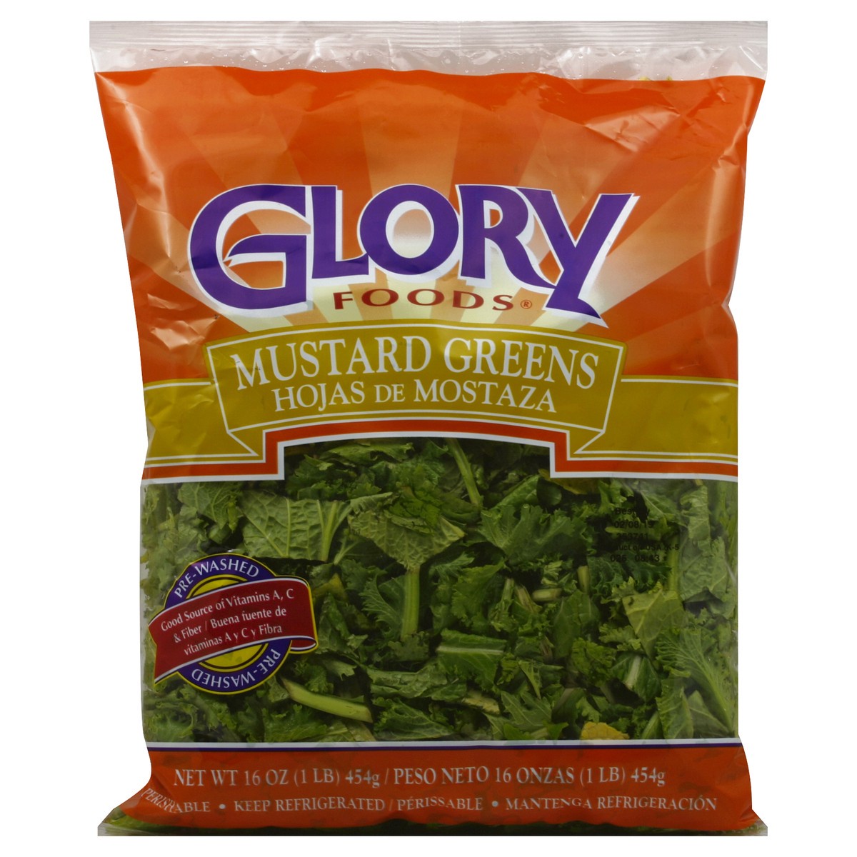 slide 6 of 6, Glory Foods Mustard Greens, 16 oz, 16 oz