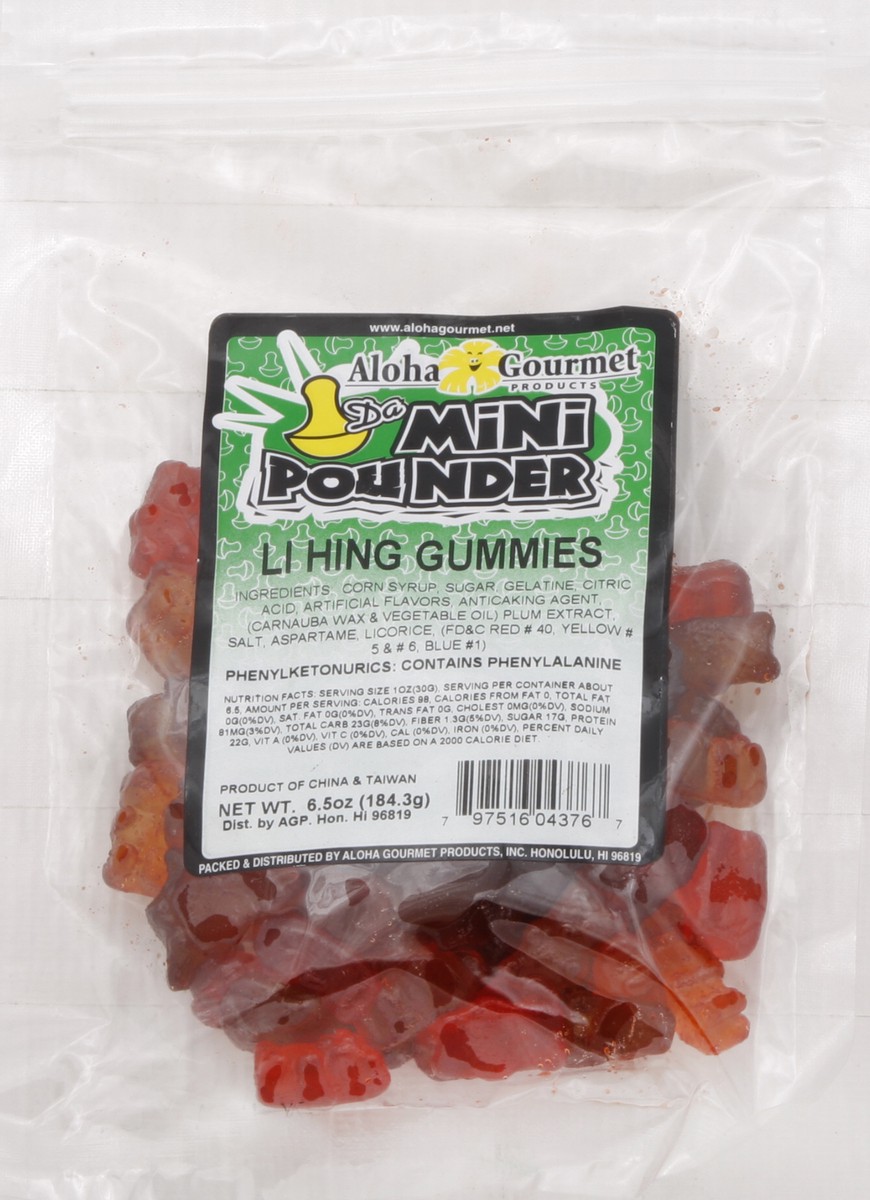 slide 3 of 3, Aloha Gourmet Gummies 6.5 oz, 