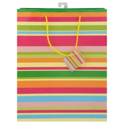 Unique Large Party Stripes Gift Bag