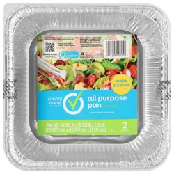 Simply Done All Purpose Pan with Lids - 2 ea