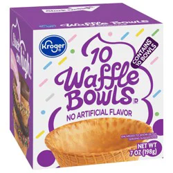 Kroger Waffle Bowls