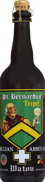 slide 1 of 1, St. Bernardus Tripel Ale Bottle, 25 oz