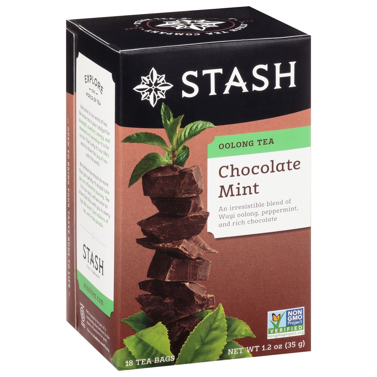 slide 4 of 9, Stash Bags Chocolate Mint Oolong Tea - 18 ct, 18 ct