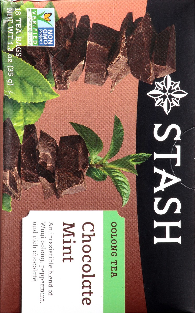 slide 5 of 9, Stash Bags Chocolate Mint Oolong Tea - 18 ct, 18 ct