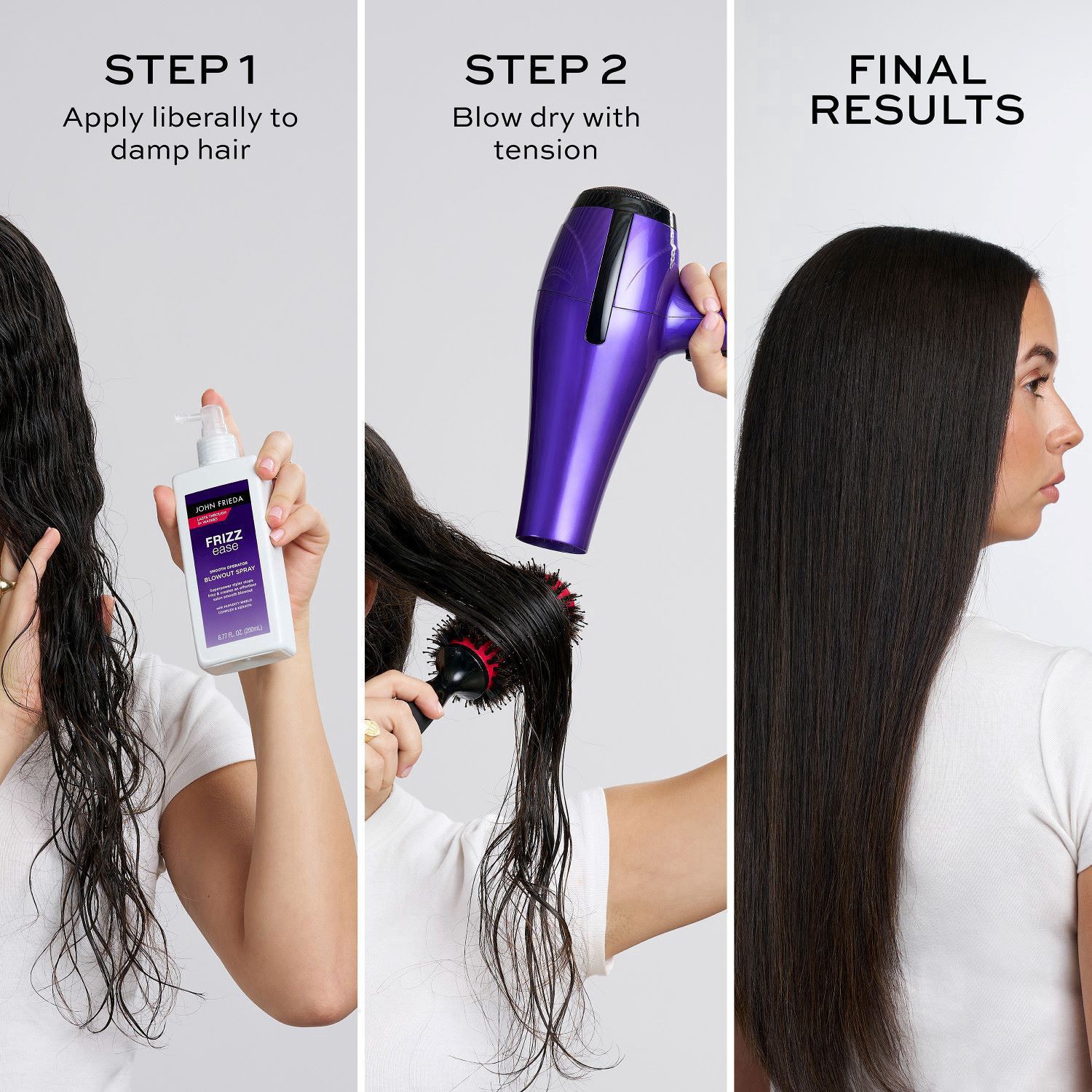 slide 2 of 9, John Frieda Smooth Operator Blowout Spray, 6.7 oz, 6.7 oz