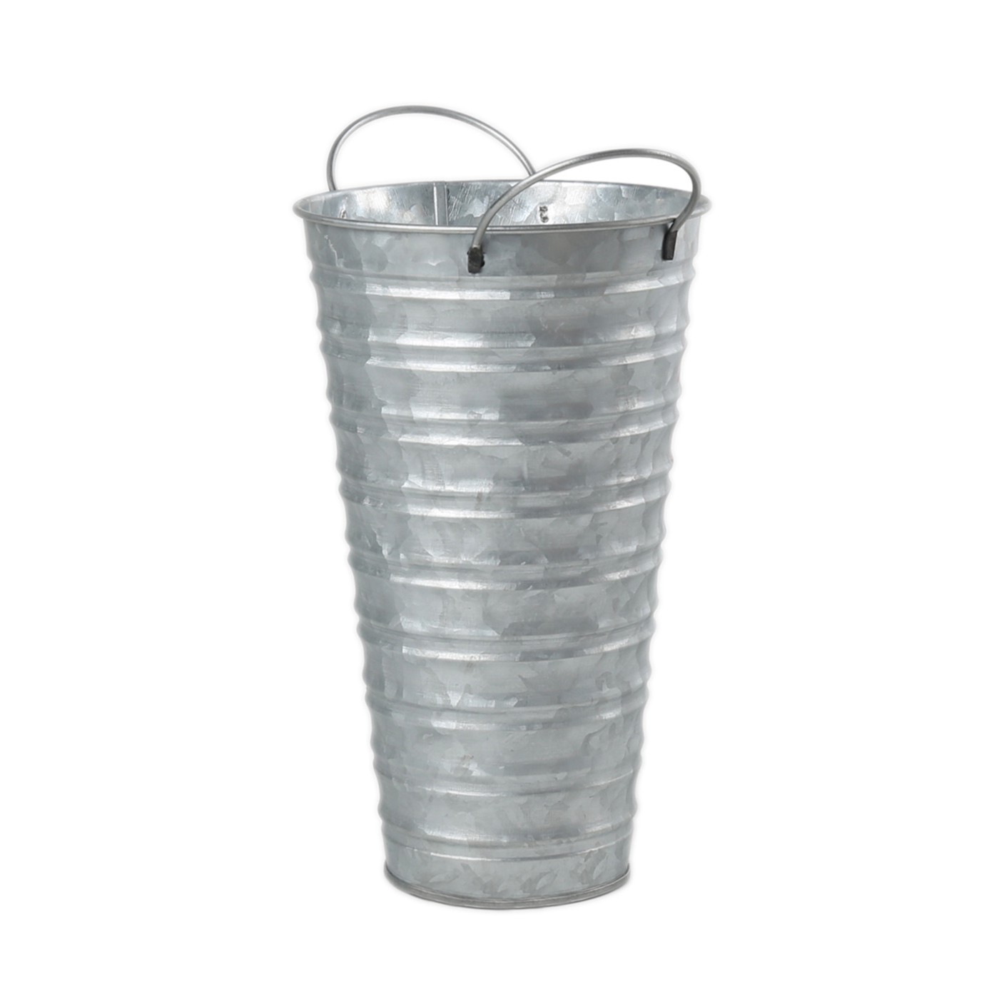 slide 5 of 5, 9" Mini Galvanized French Bucket By Ashland, 5.7 in x 4.9 in x 9.25 in