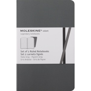 slide 1 of 1, Moleskine Legendary Ruled Notebook, Grey, 1 ct