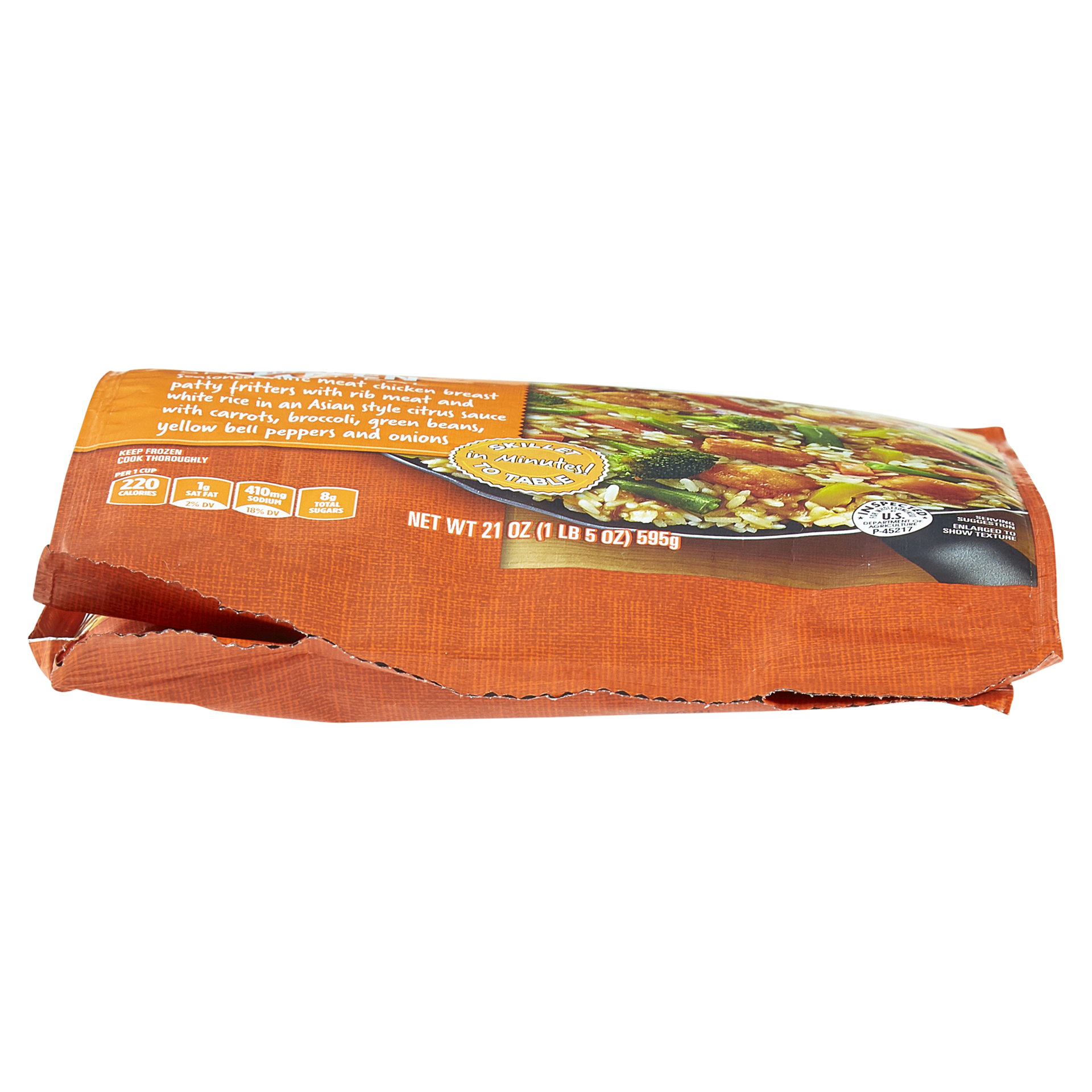 slide 2 of 25, Meijer Orange Chicken Skillet Meal, 21 oz