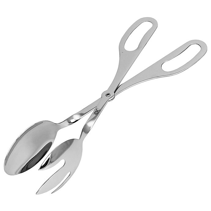 slide 1 of 1, SALT Stainless Steel Salad Tongs, 1 ct