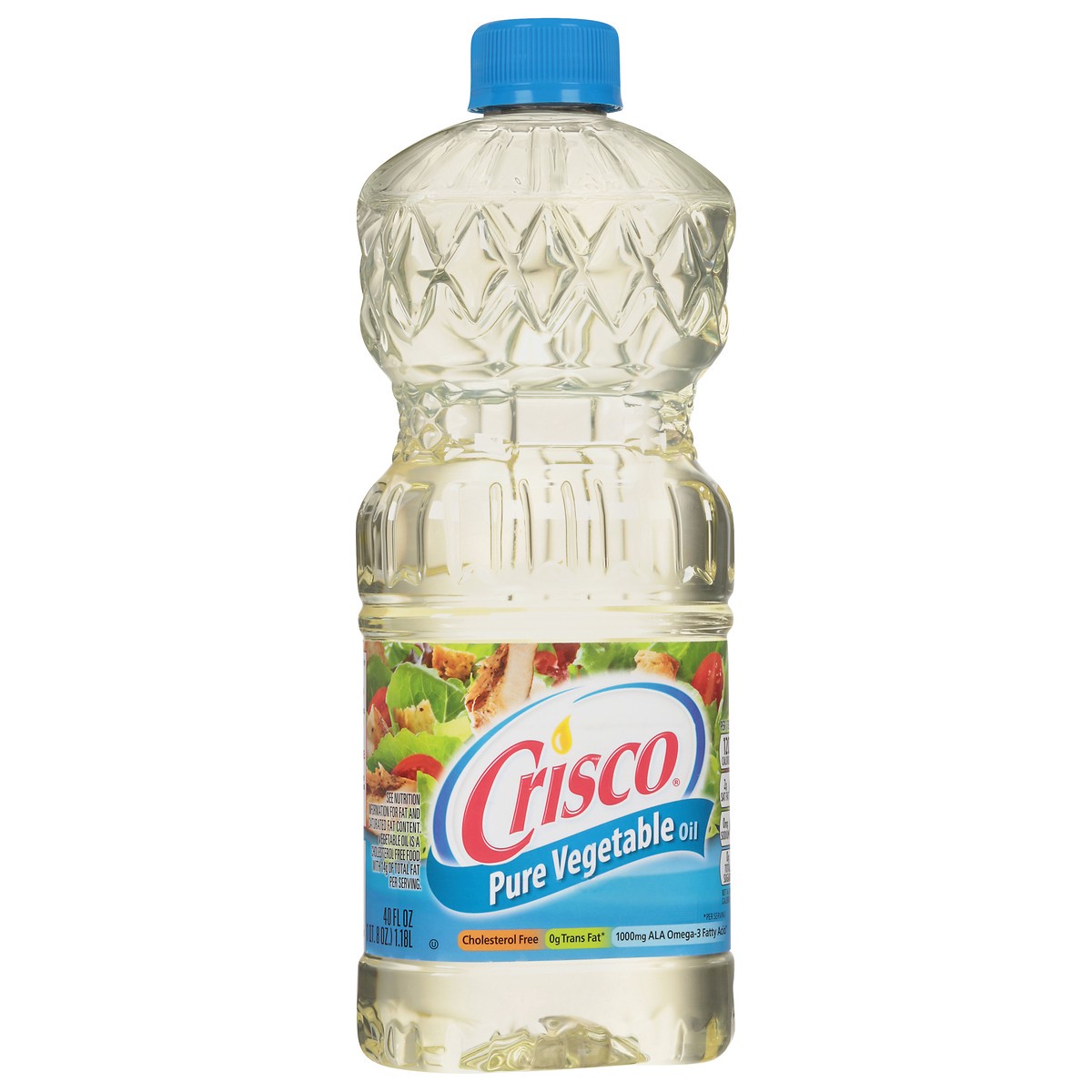 slide 12 of 15, Crisco Pure Vegetable Oil, Gluten-Free, 40 fl oz, 40 fl oz