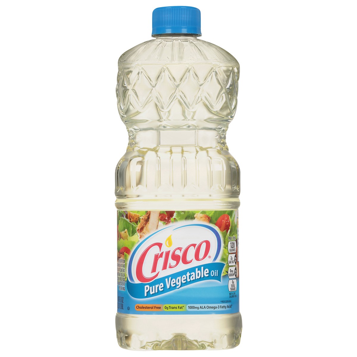 slide 1 of 15, Crisco Pure Vegetable Oil, Gluten-Free, 40 fl oz, 40 fl oz