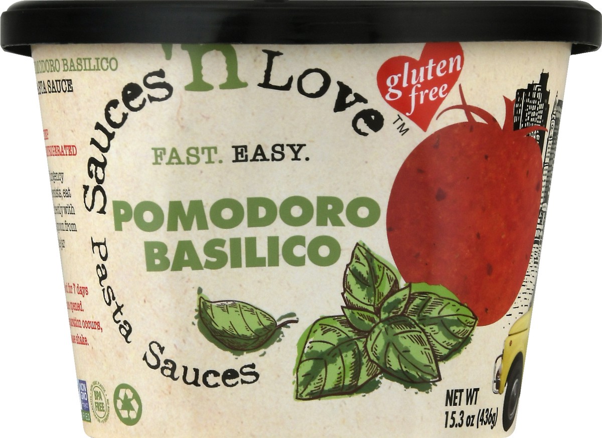 slide 11 of 13, Sauces n Love Pomodoro Basilico Pasta Sauces 15.3 oz, 15.3 oz