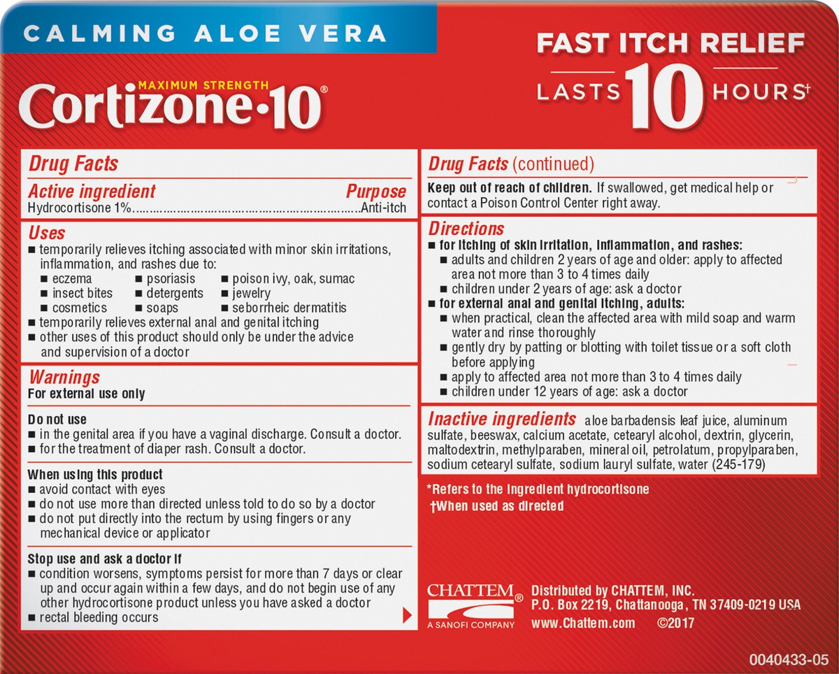 slide 4 of 7, Cortizone-10 Cortizone 10 Maximum Strength, Anti Itch Crème (1 Oz), 1 oz