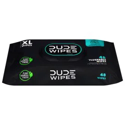 DUDE Flushable Mint Chill XL Wipes 48 Each