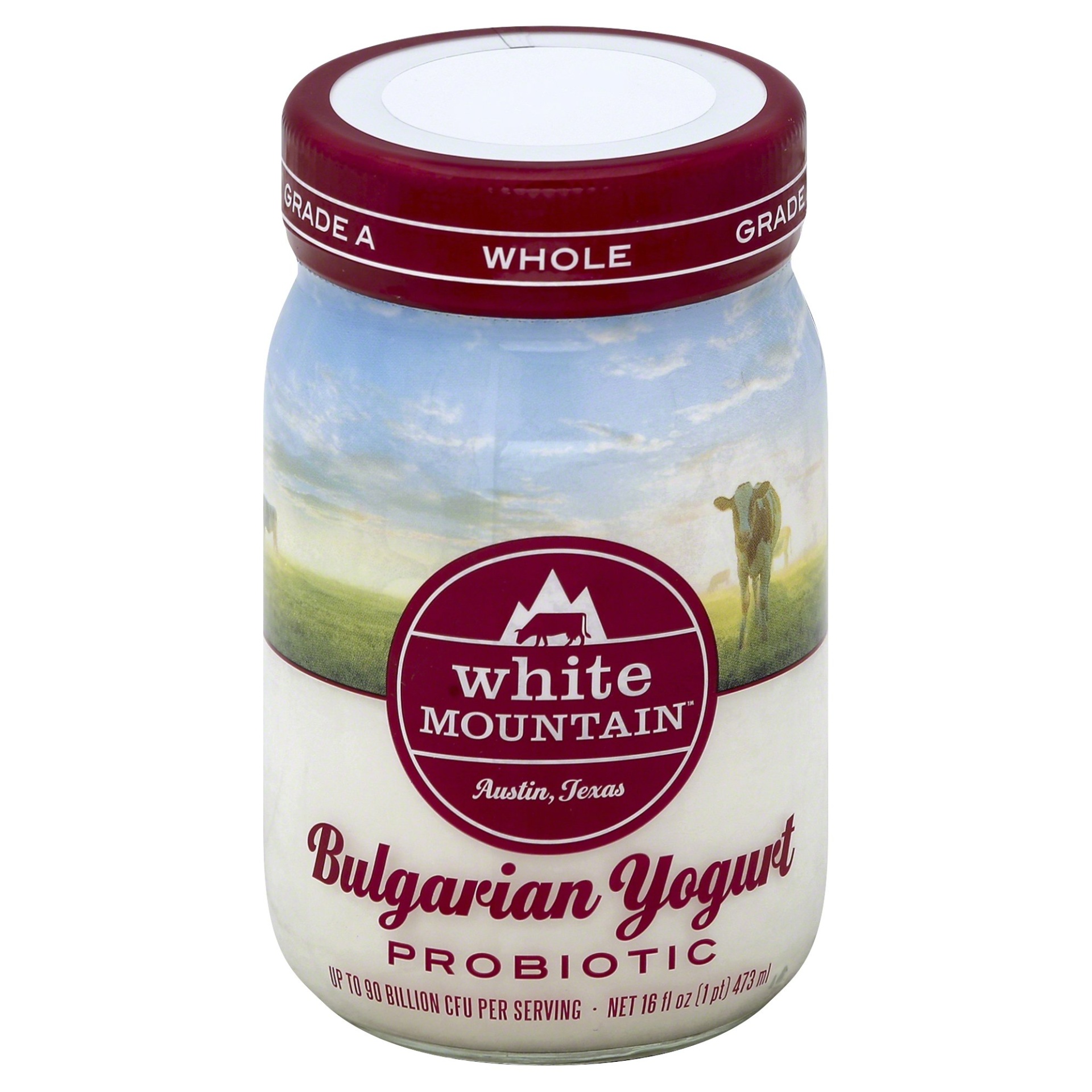 slide 1 of 2, White Mountain Yogurt 16 oz, 16 oz