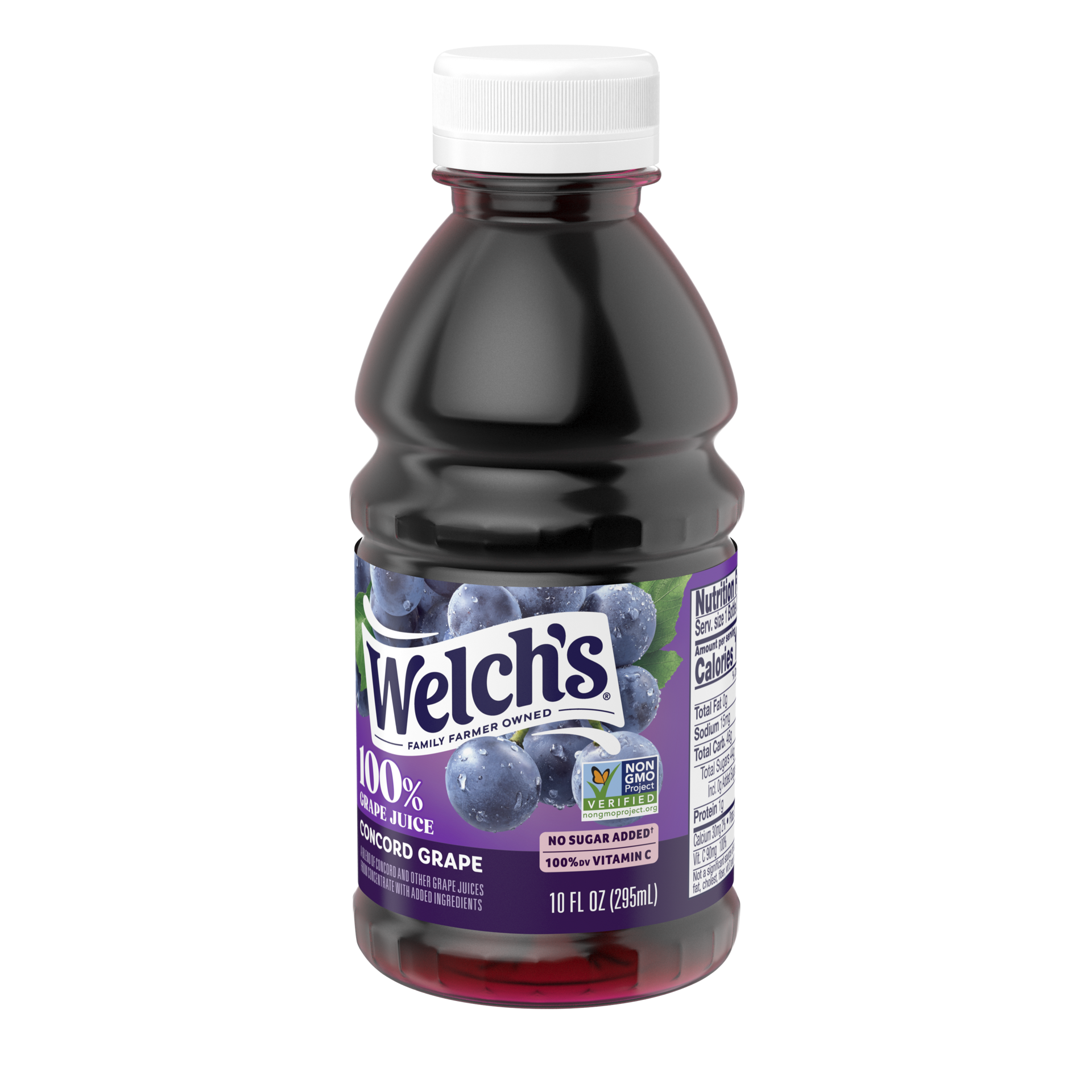 slide 3 of 7, Welch's 100% Grape Juice, Concord Grape, 10 Fl Oz On-the-Go Bottle, 10 fl oz