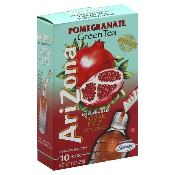 slide 1 of 1, AriZona Pomegranate Box/Stix, 10 ct; 1.1 oz