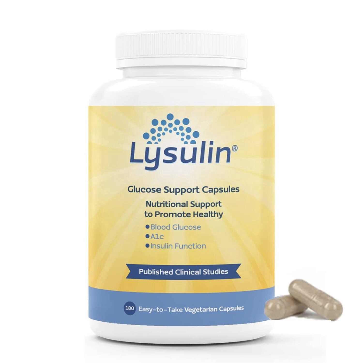 slide 1 of 1, Lysulin Capsules, 180 ct