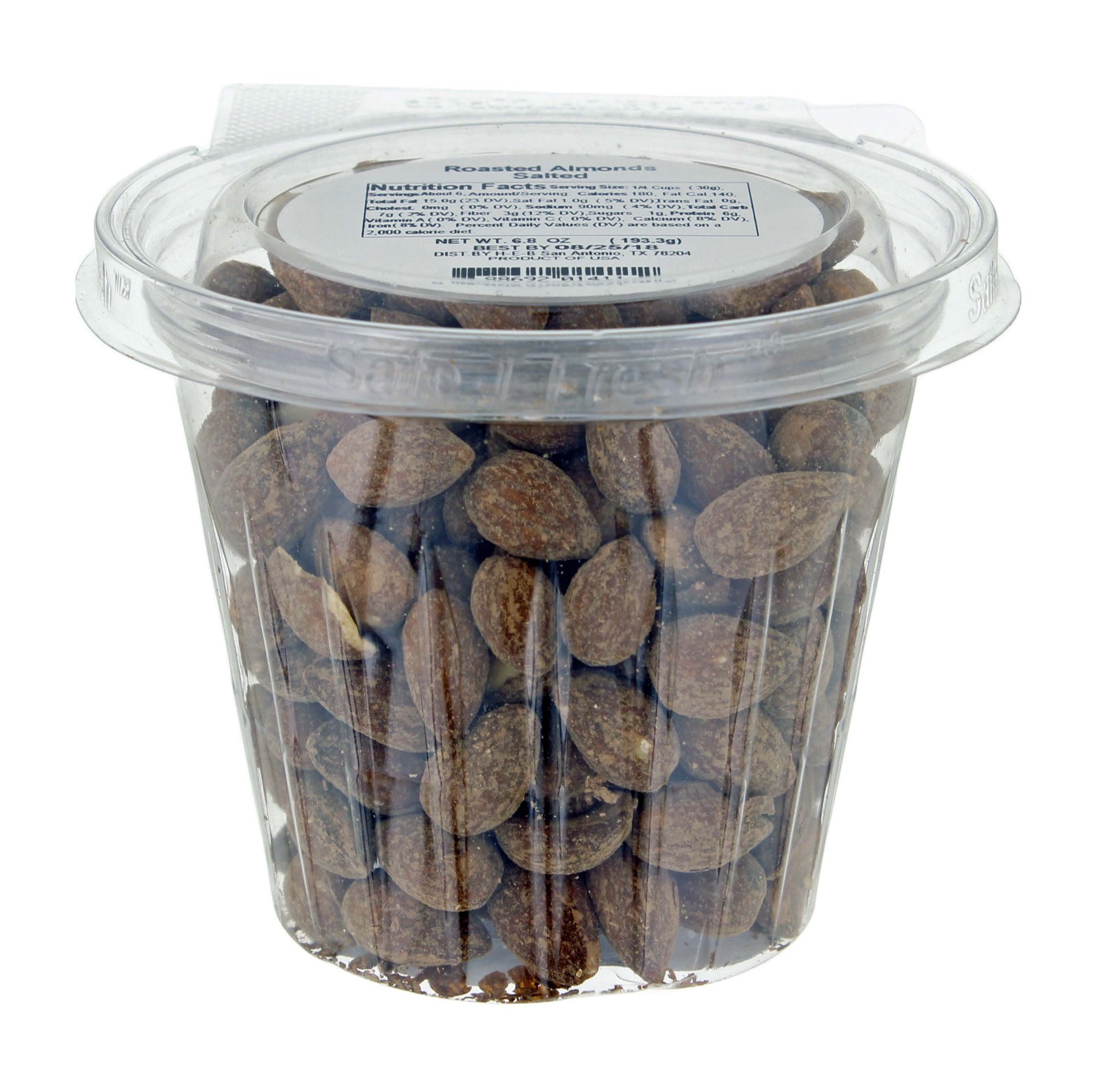 slide 1 of 1, SunRidge Farms Dry Roasted Almonds Salted, 6.82 oz