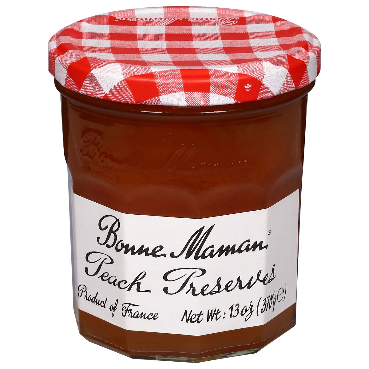 slide 1 of 9, Bonne Maman Peach Preserves, 13 oz