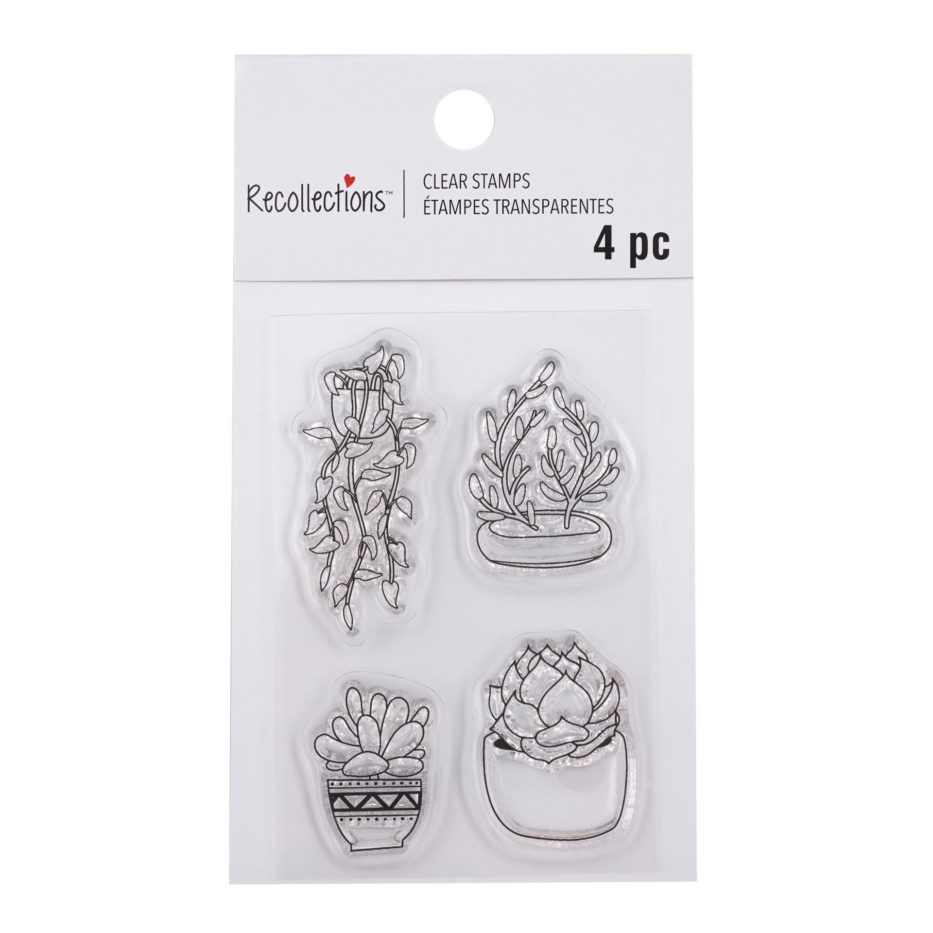 slide 2 of 3, Mini Plants Clear Stamp Set By Recollections, 2 in x 3 in