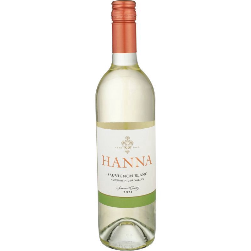 slide 1 of 5, HANNA Sauvignon Blanc White Wine - 750ml Bottle, 750 ml