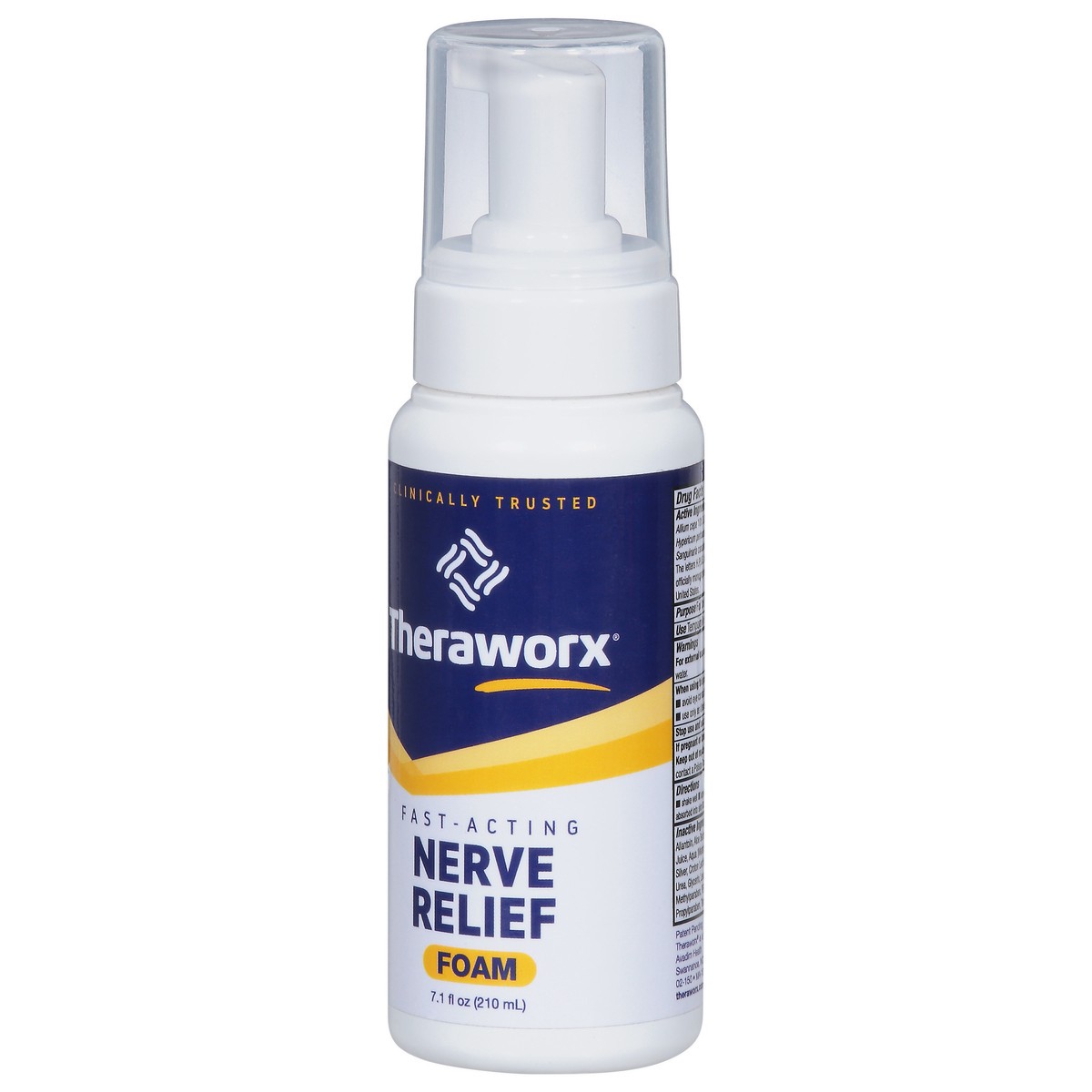 slide 3 of 9, Theraworx Foam Fast-Acting Nerve Relief 7.1 fl oz, 7.1 fl oz