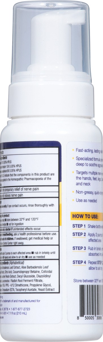 slide 5 of 9, Theraworx Foam Fast-Acting Nerve Relief 7.1 fl oz, 7.1 fl oz