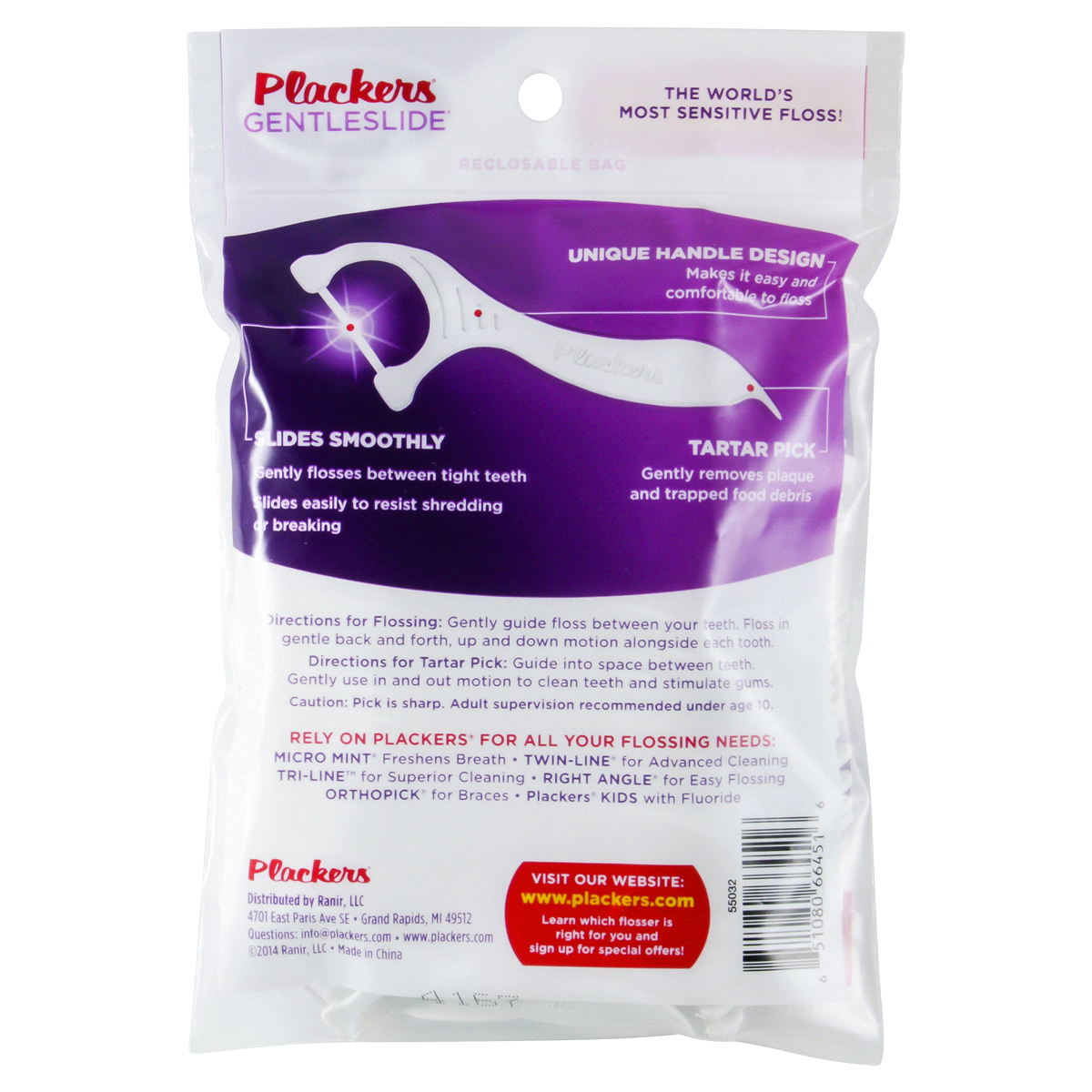 slide 2 of 2, Plackers Dental Flossers 90 ea, 90 ct