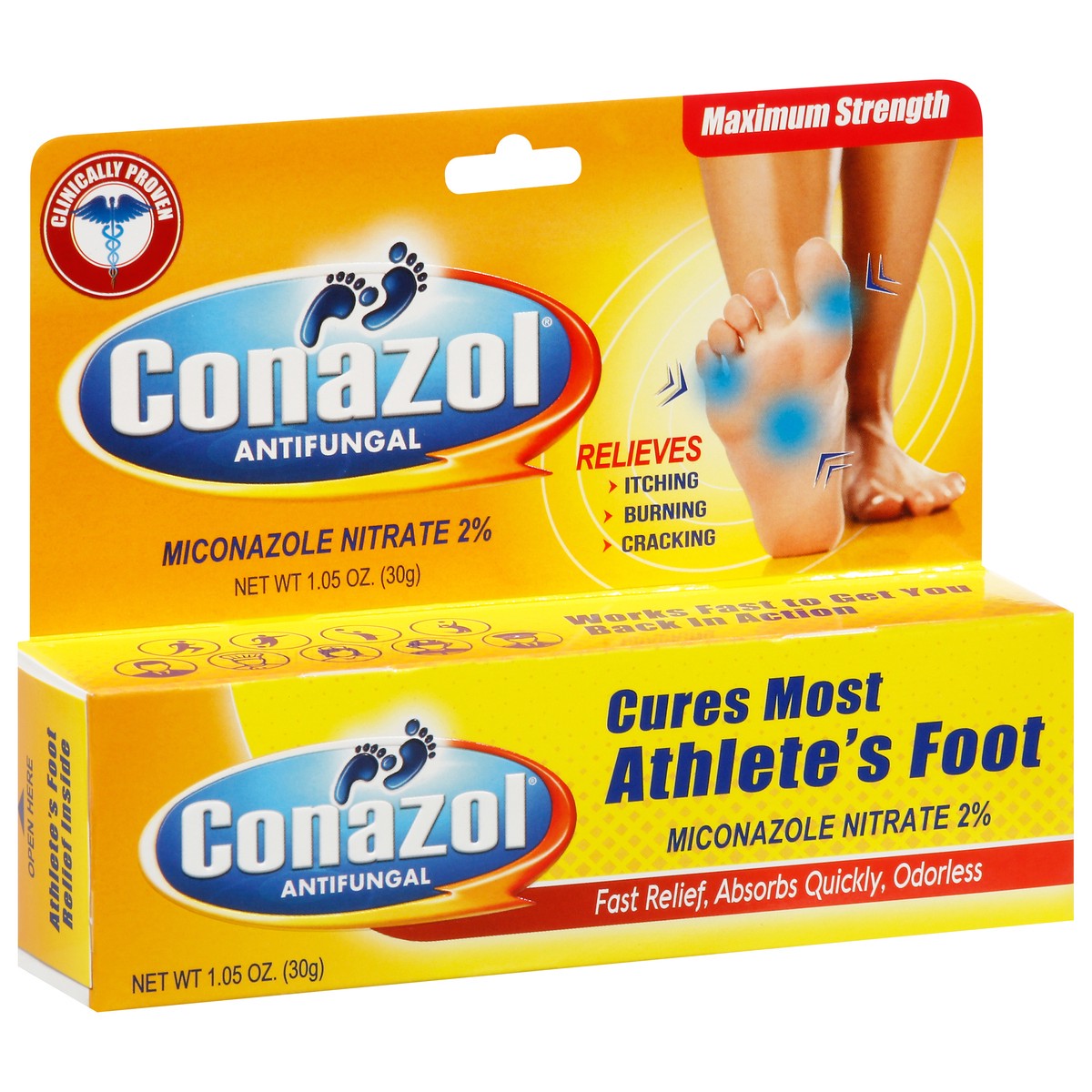slide 4 of 9, Conazol AntiFungal 2% Cream, 1.05 oz
