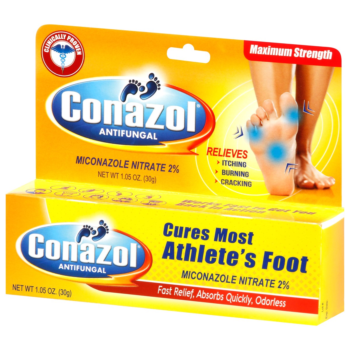 slide 8 of 9, Conazol AntiFungal 2% Cream, 1.05 oz