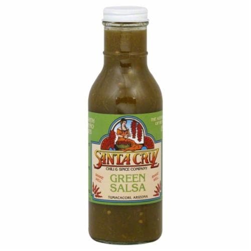 slide 1 of 1, Santa Cruz Organic Green Salsa, 12 oz